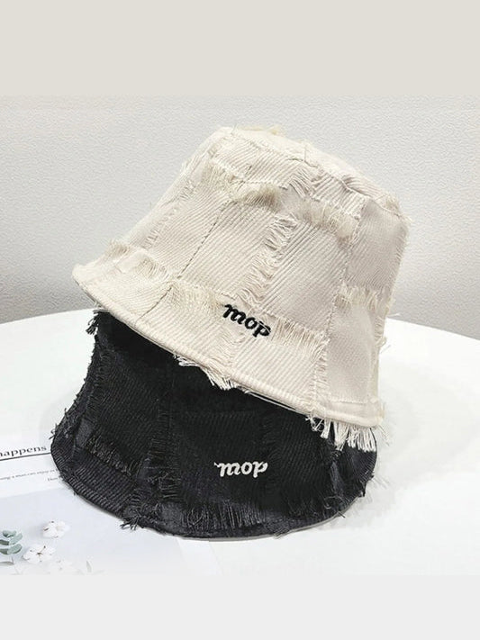 Frayed Edge Bucket Hat